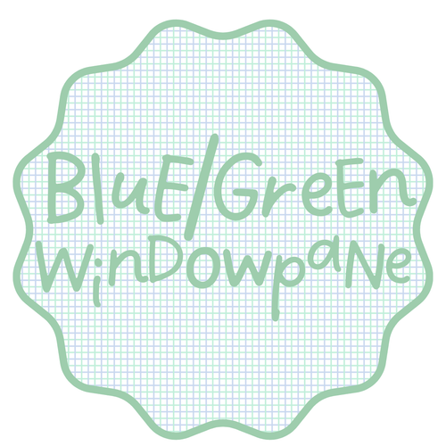 Blue/Green Windowpane