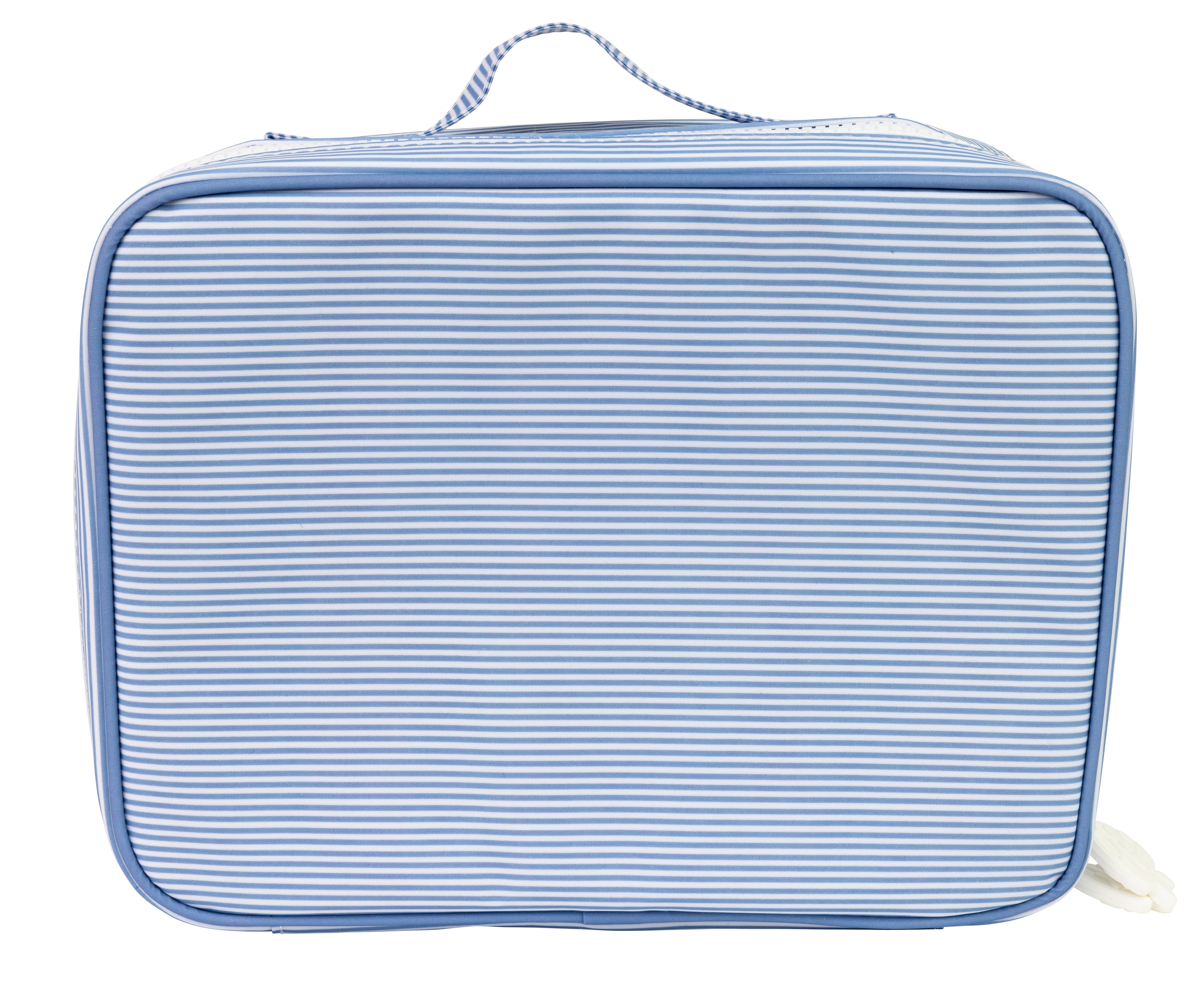 The Lunchbox in Navy Mini Stripe