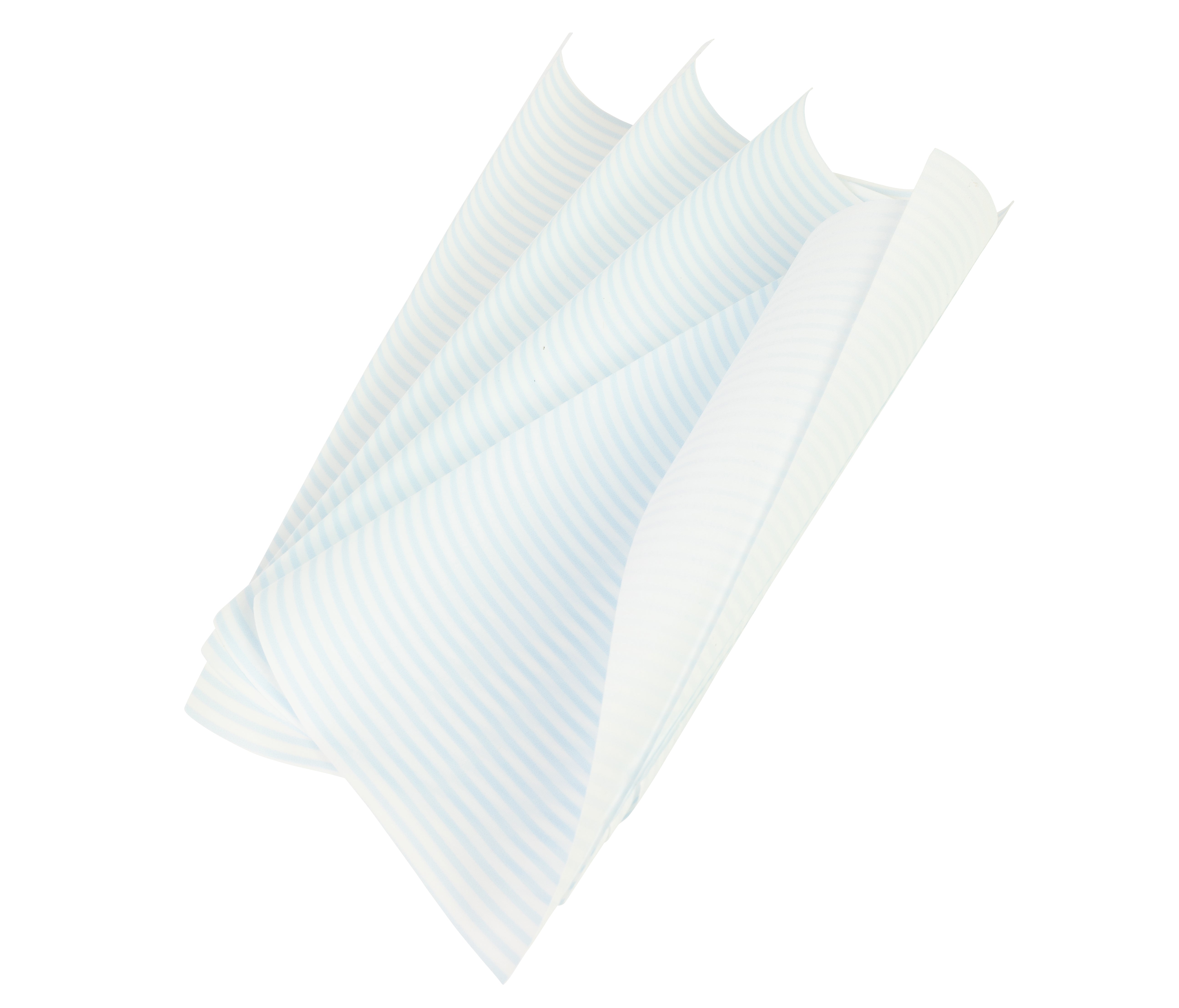 Applique Sheets in Light Blue Stripe