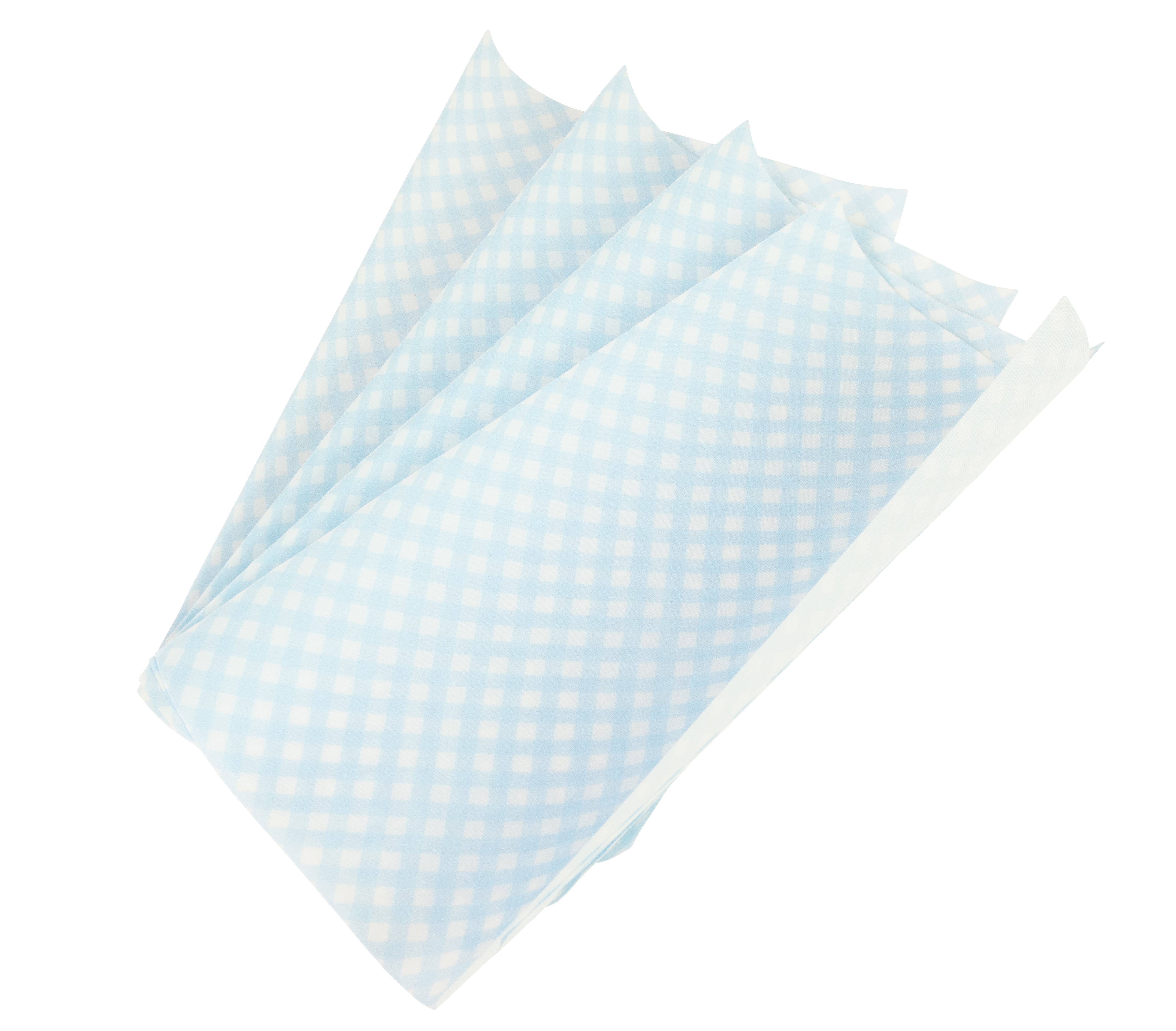 Applique Sheets in Blue Gingham