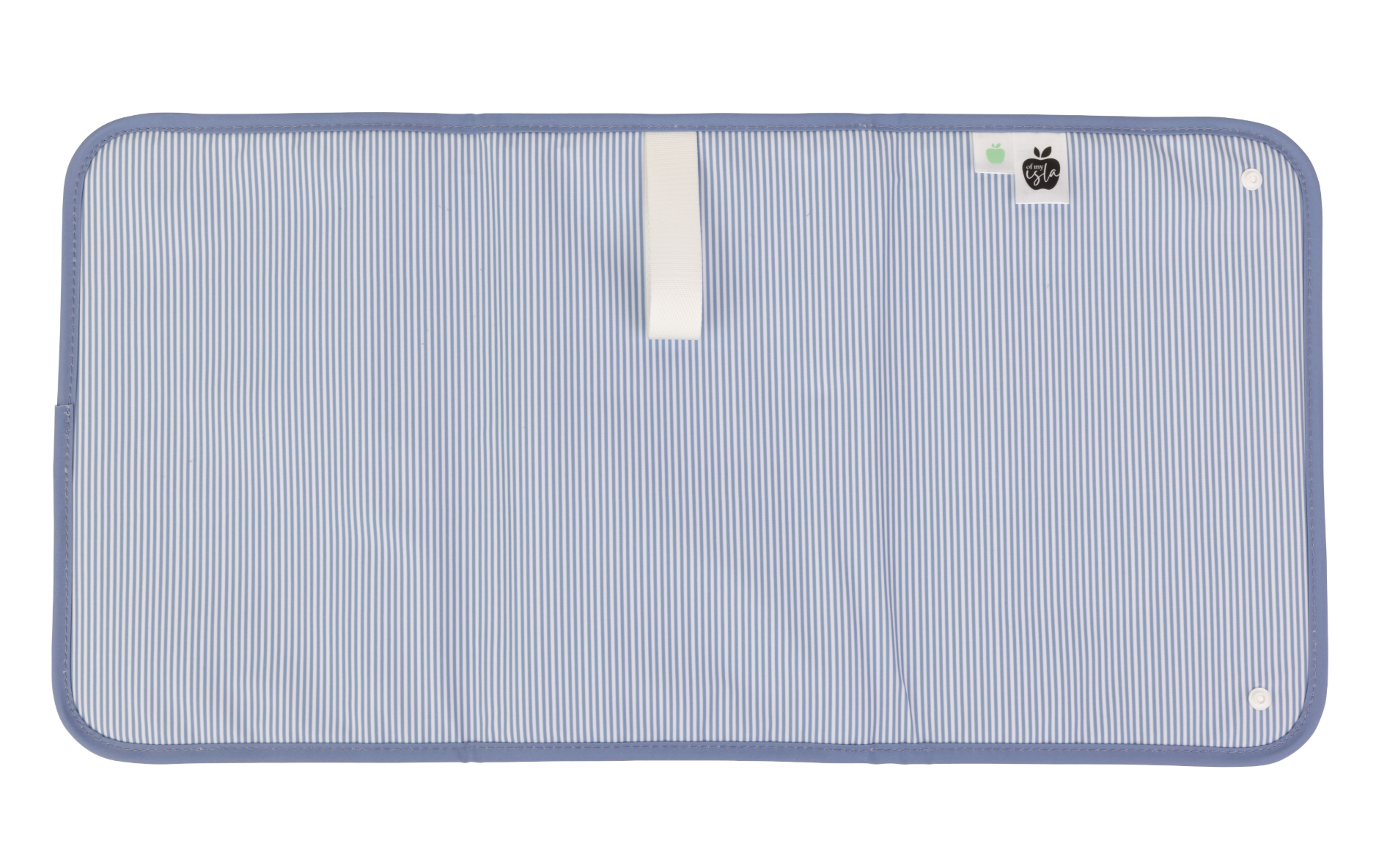 The Changing Pad in Navy Mini Stripe
