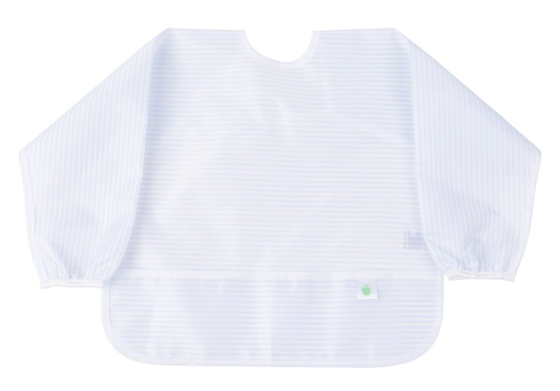 The Cover Everything Bib in Light Blue Stripe