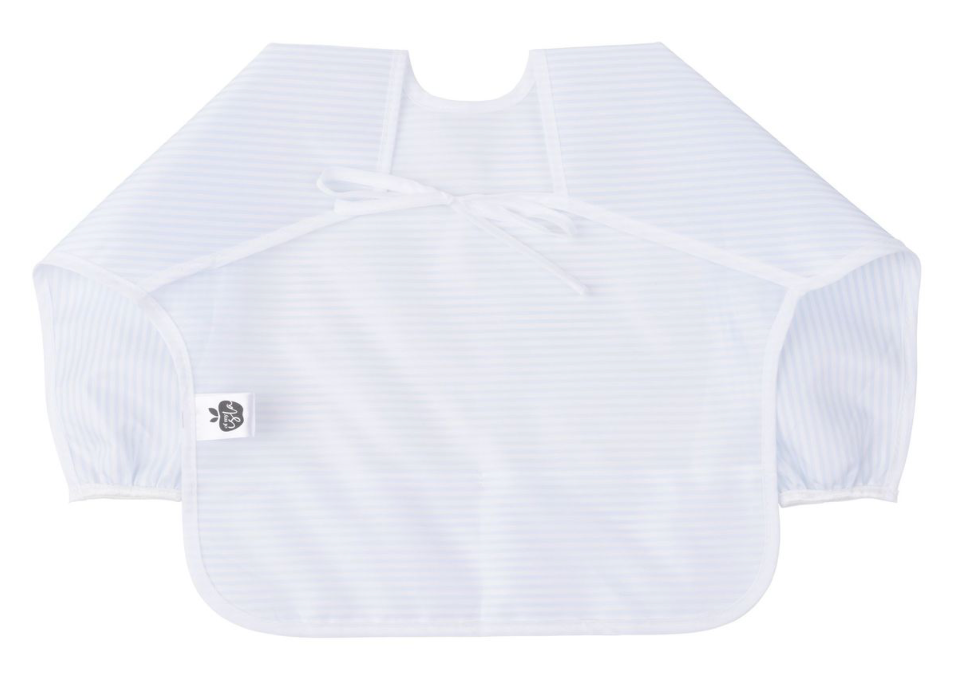 The Cover Everything Bib in Light Blue Stripe