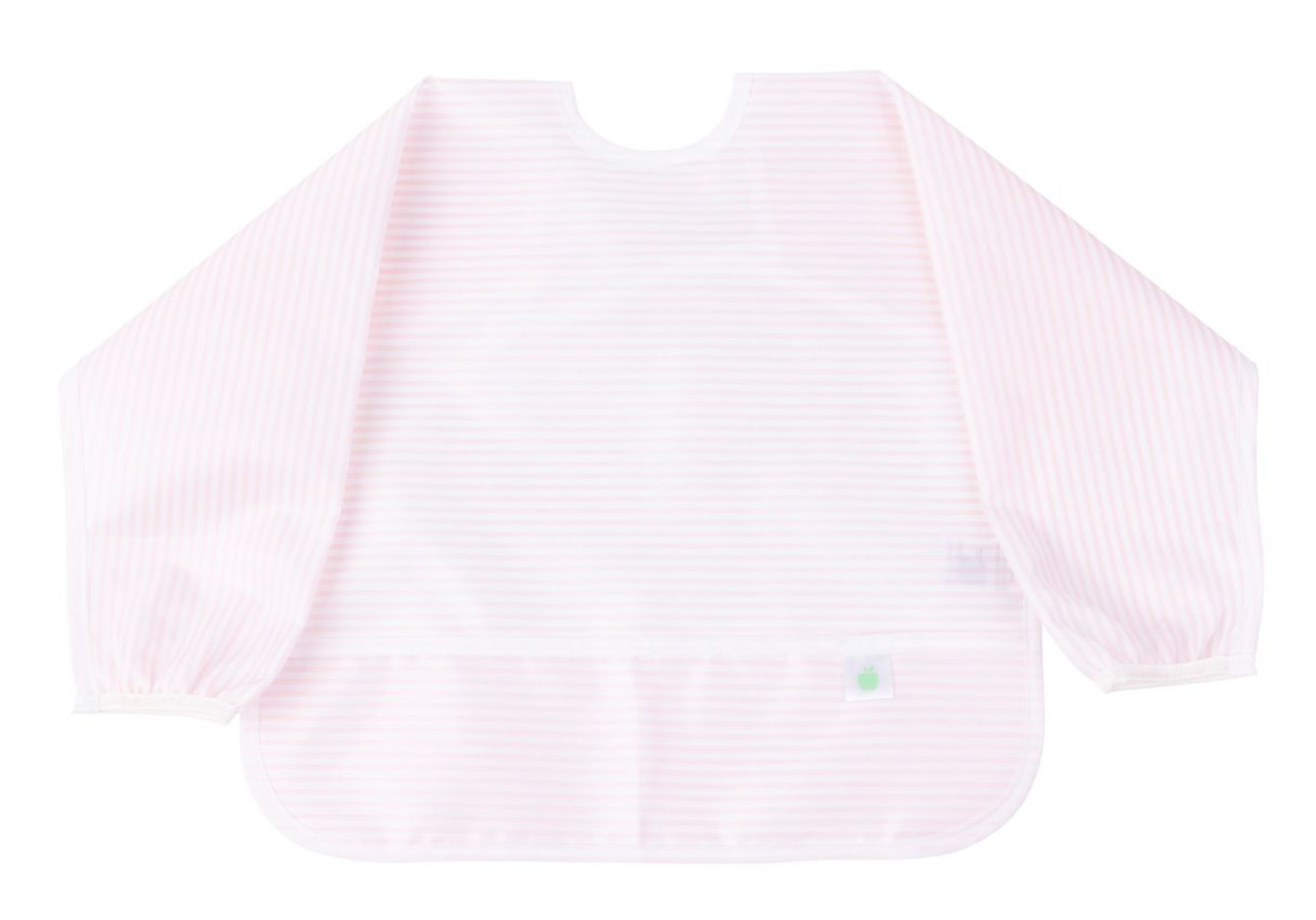 The Cover Everything Bib in Pink Stripe