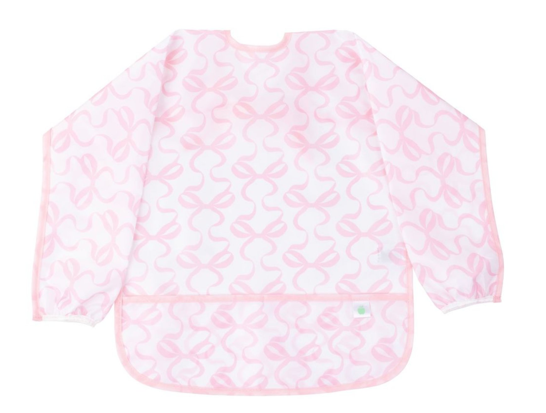 The Cover Everything Bib in Bows on White