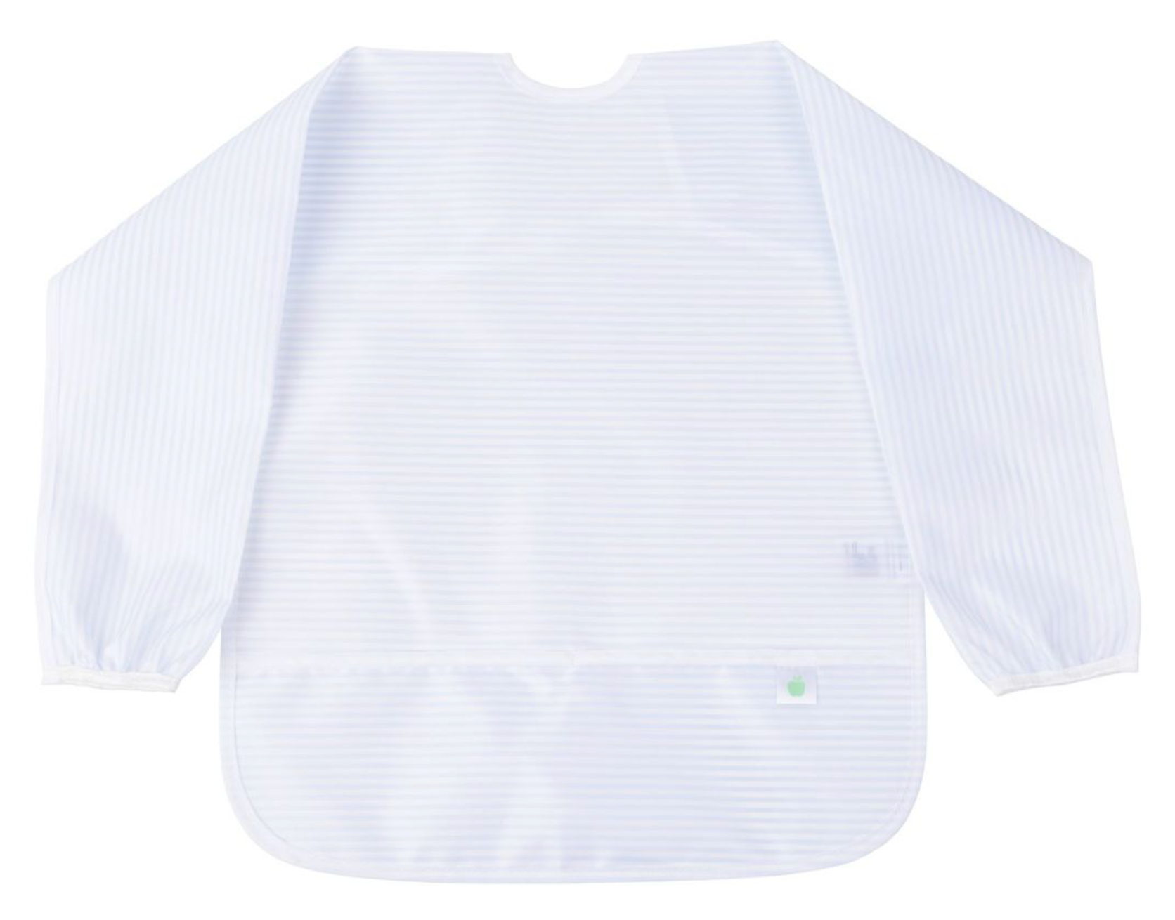 The Cover Everything Bib in Light Blue Stripe