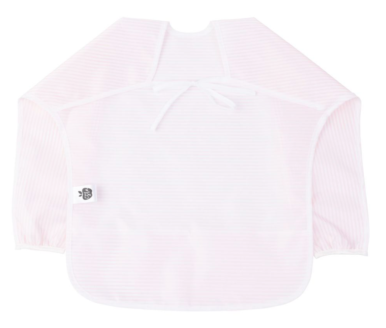 The Cover Everything Bib in Pink Stripe
