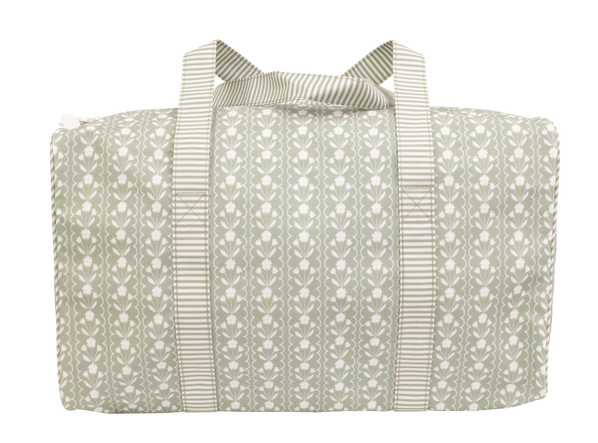 The Duffle Bag in Sage Floral