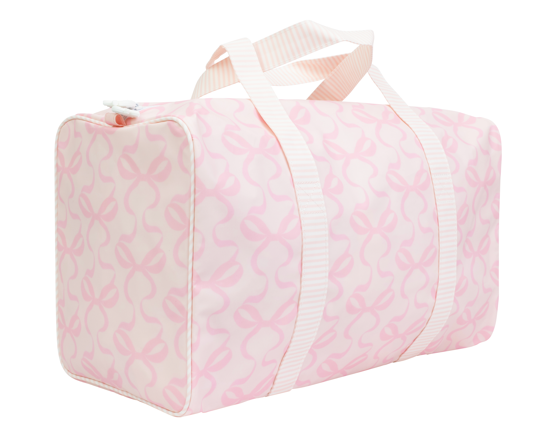 The Duffle Bag in Bows on Pink