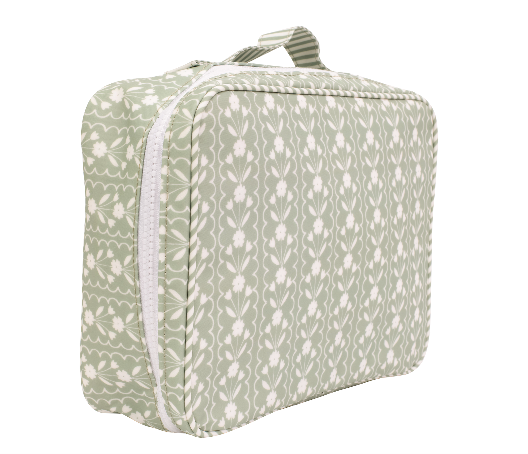 The Lunchbox in Sage Floral