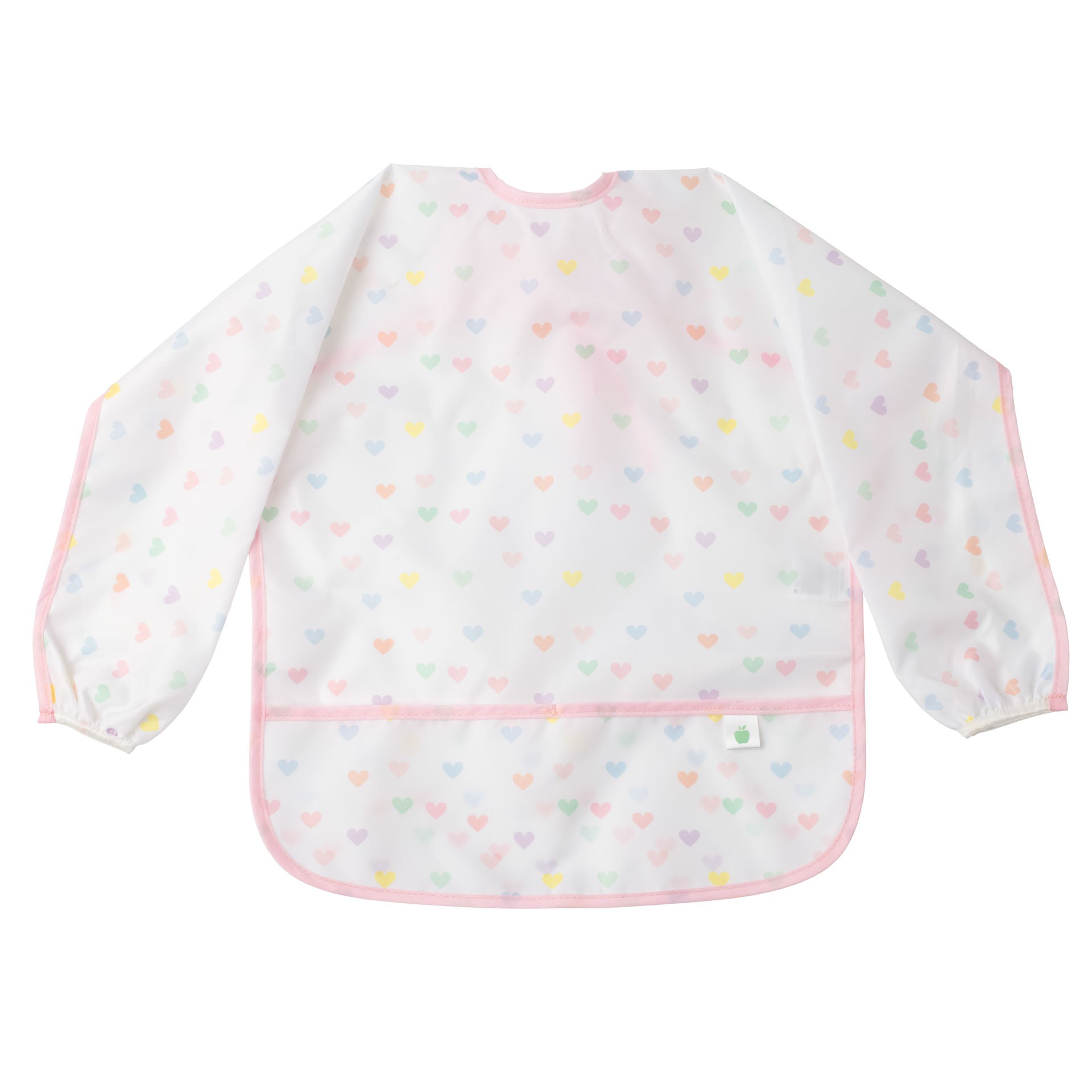 The Cover Everything Bib in Hearts