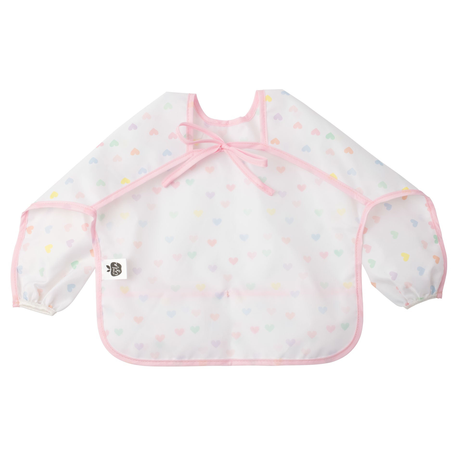 The Cover Everything Bib in Hearts