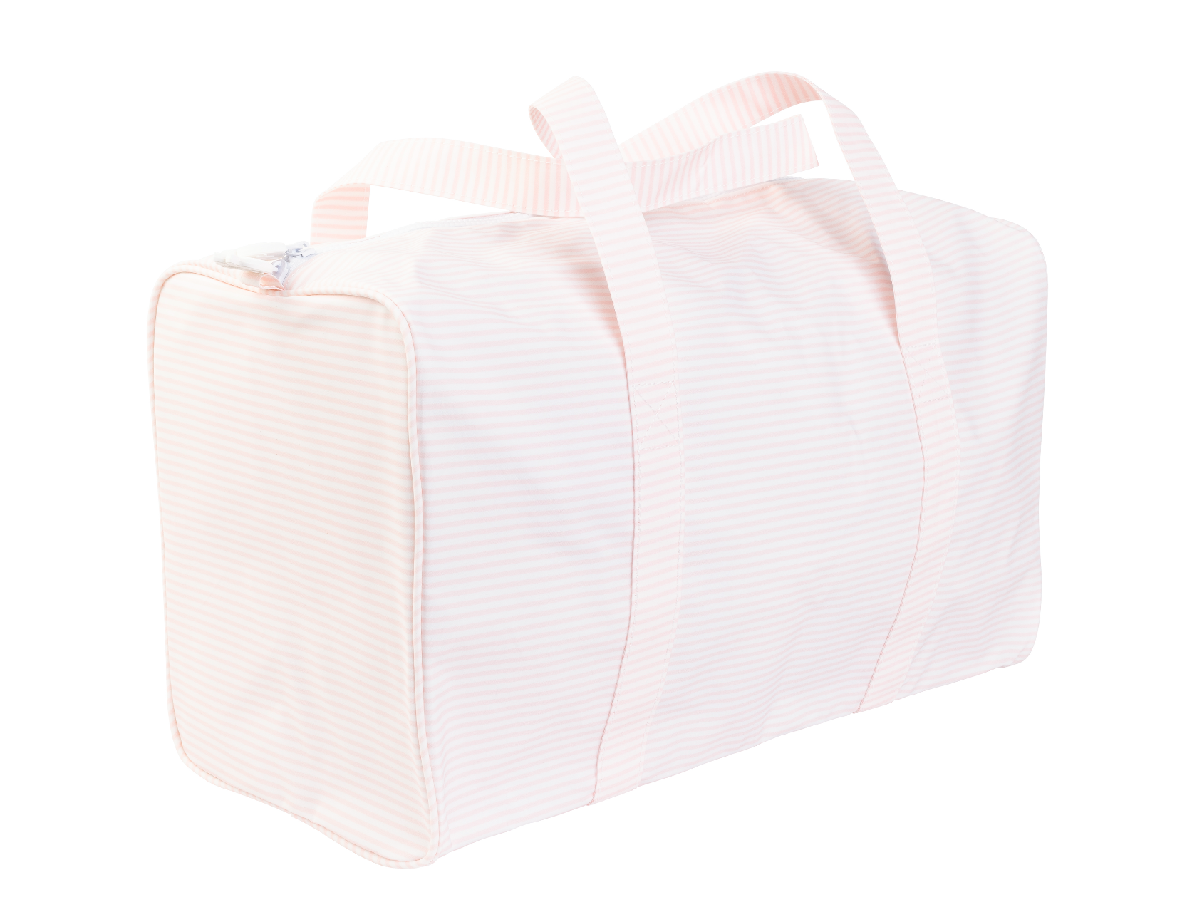 The Duffle Bag in Pink Stripe