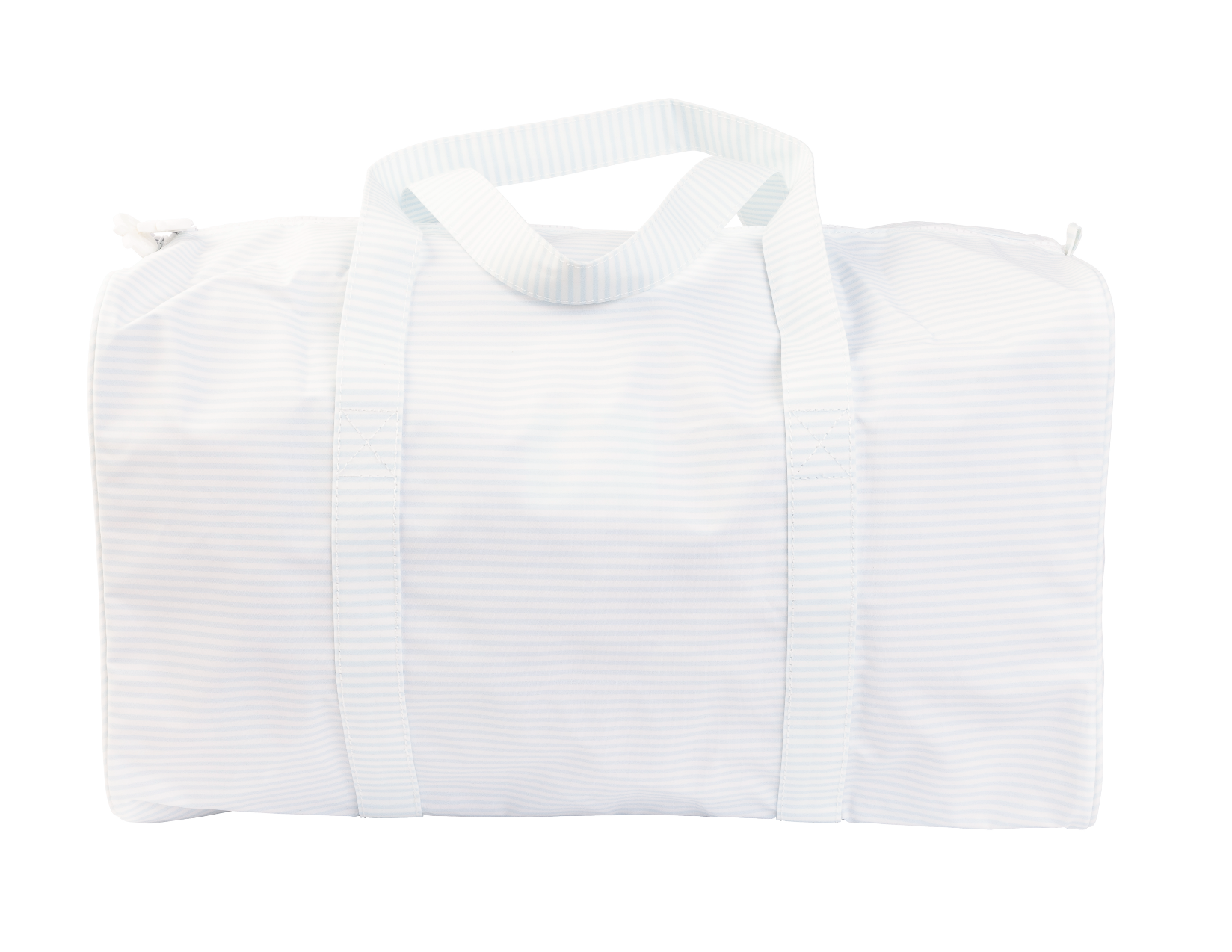 The Duffle Bag in Light Blue Stripe